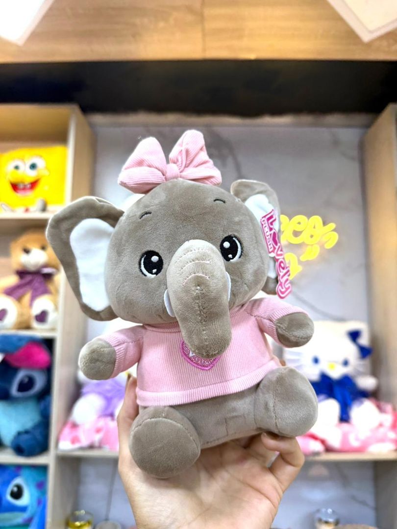 Elefante camisa estampado 20cm