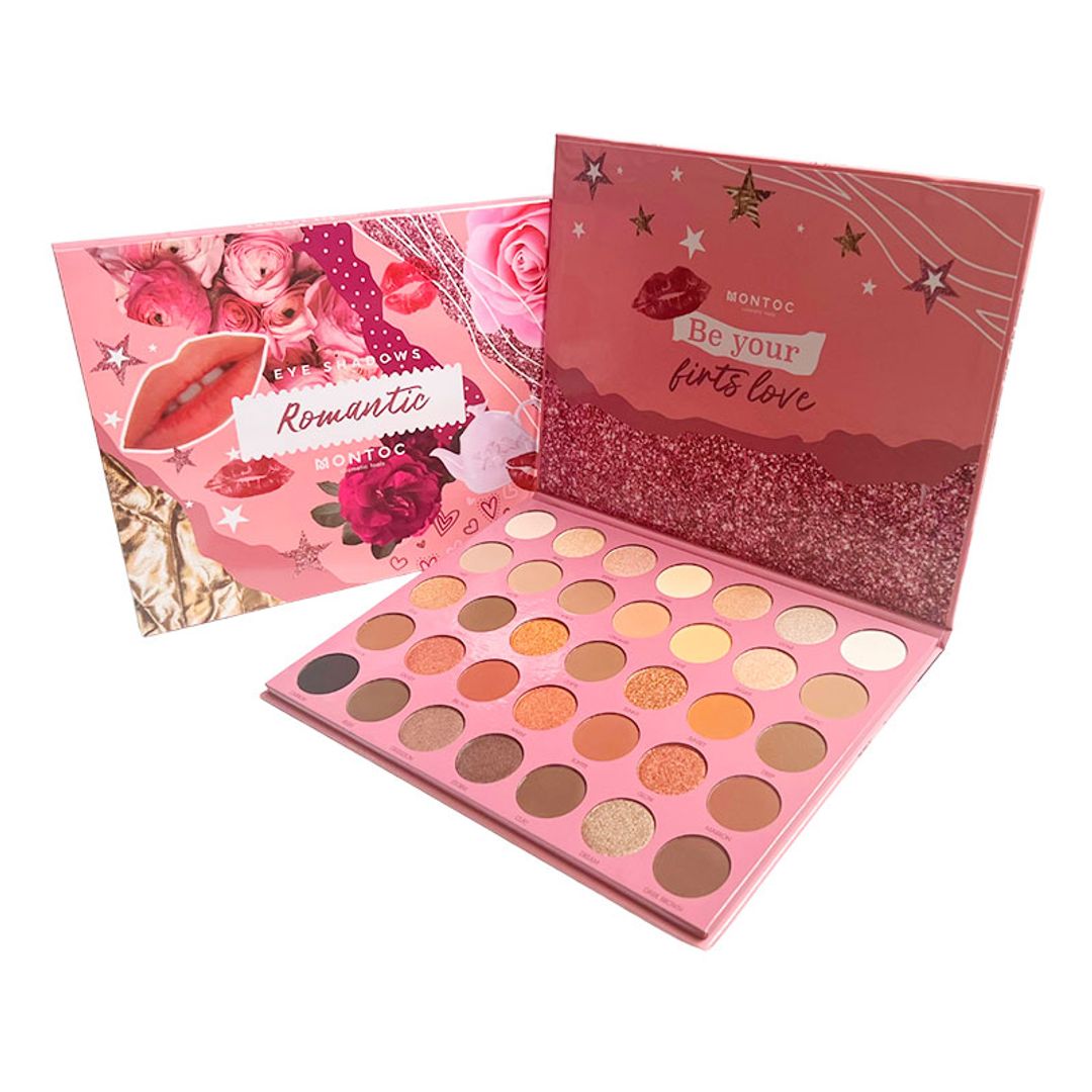 PALETA DE SOMBRES ROMANTIC X35 MONTOC