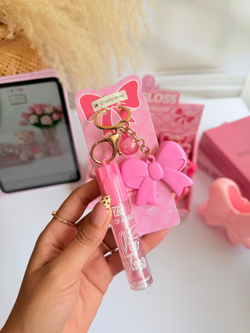 GLOSS LLAVERO PINK COQUETTE