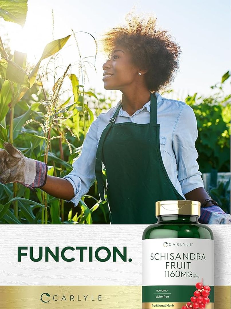 SCHIZANDRA Extracto de fruta de bayas  1160 mg 200 cápsulas CARLYLE