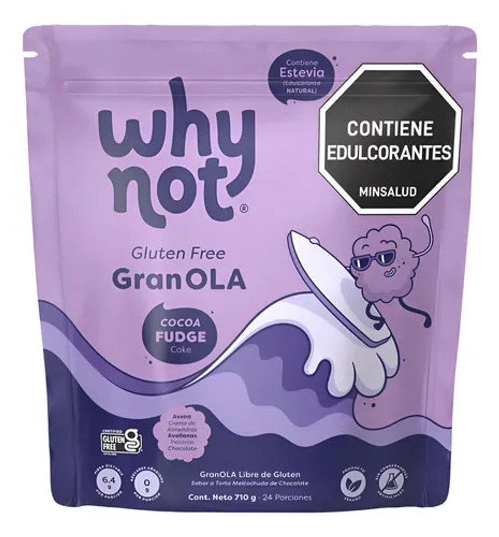 GRANOLA WHY NOT COCOA FUDGE*710G