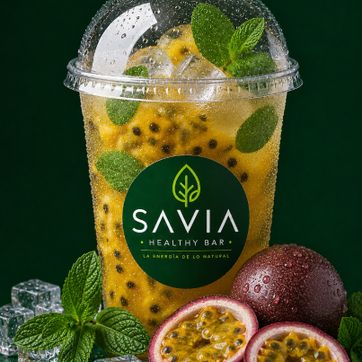 Imagen del producto Soda artesanal de maracuyá & hierbabuena