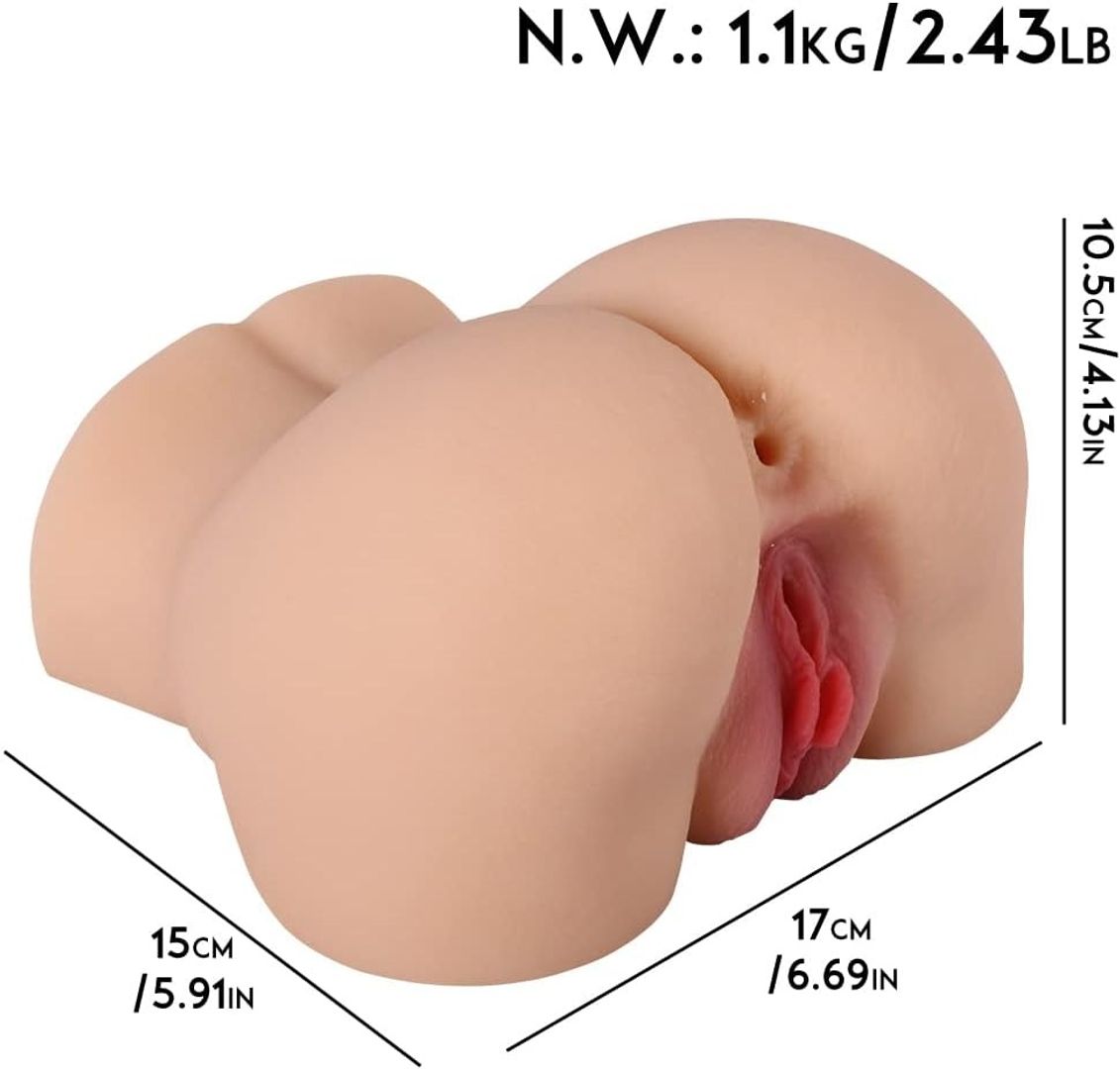 MASTUR. NALGAS CON VAGINA Y ANO ANDROMEDA