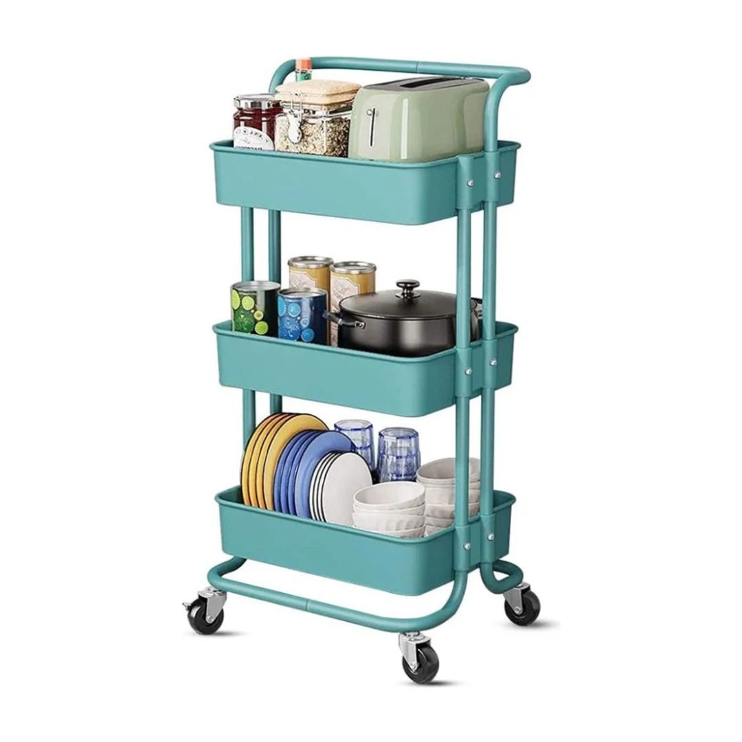CARRITO ORGANIZADOR 3 NIVELES TIRE STORAGE MULTIUSOS