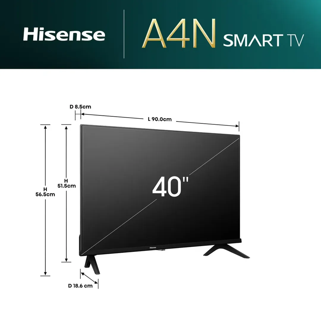 LED HISENSE 40" SMART FHD