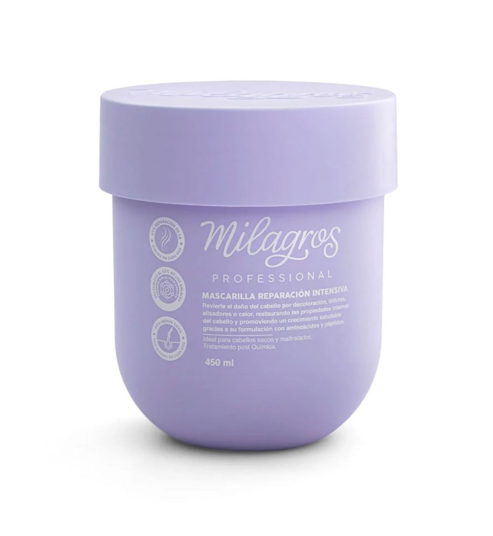 Mascarilla profesional morada 