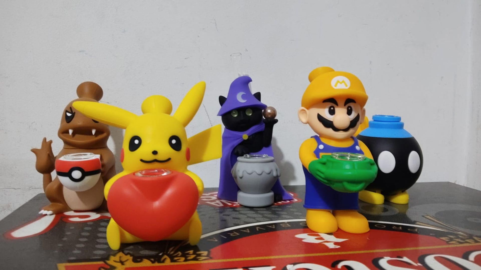 Pipa goma figuras