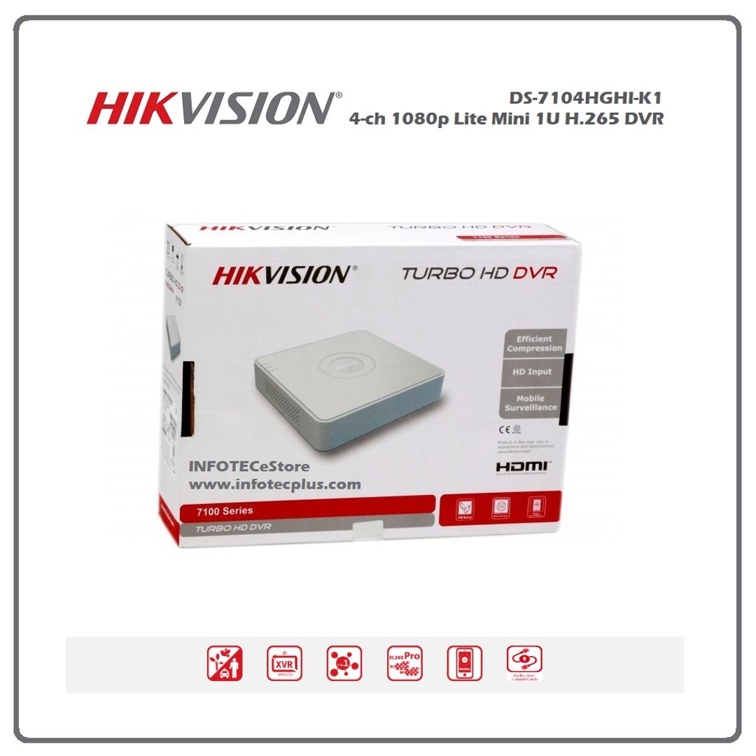 DVR 4CH 1080p LITE MINI HD HIKVISION