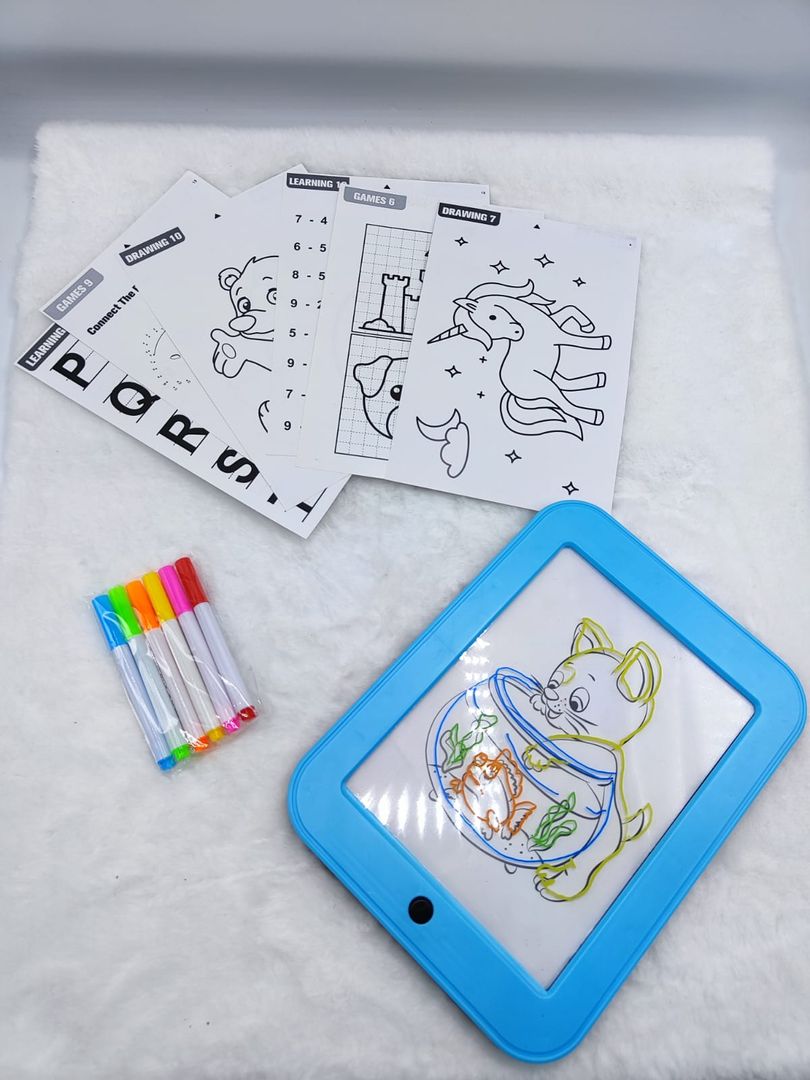 tablero mágico  con plantillas