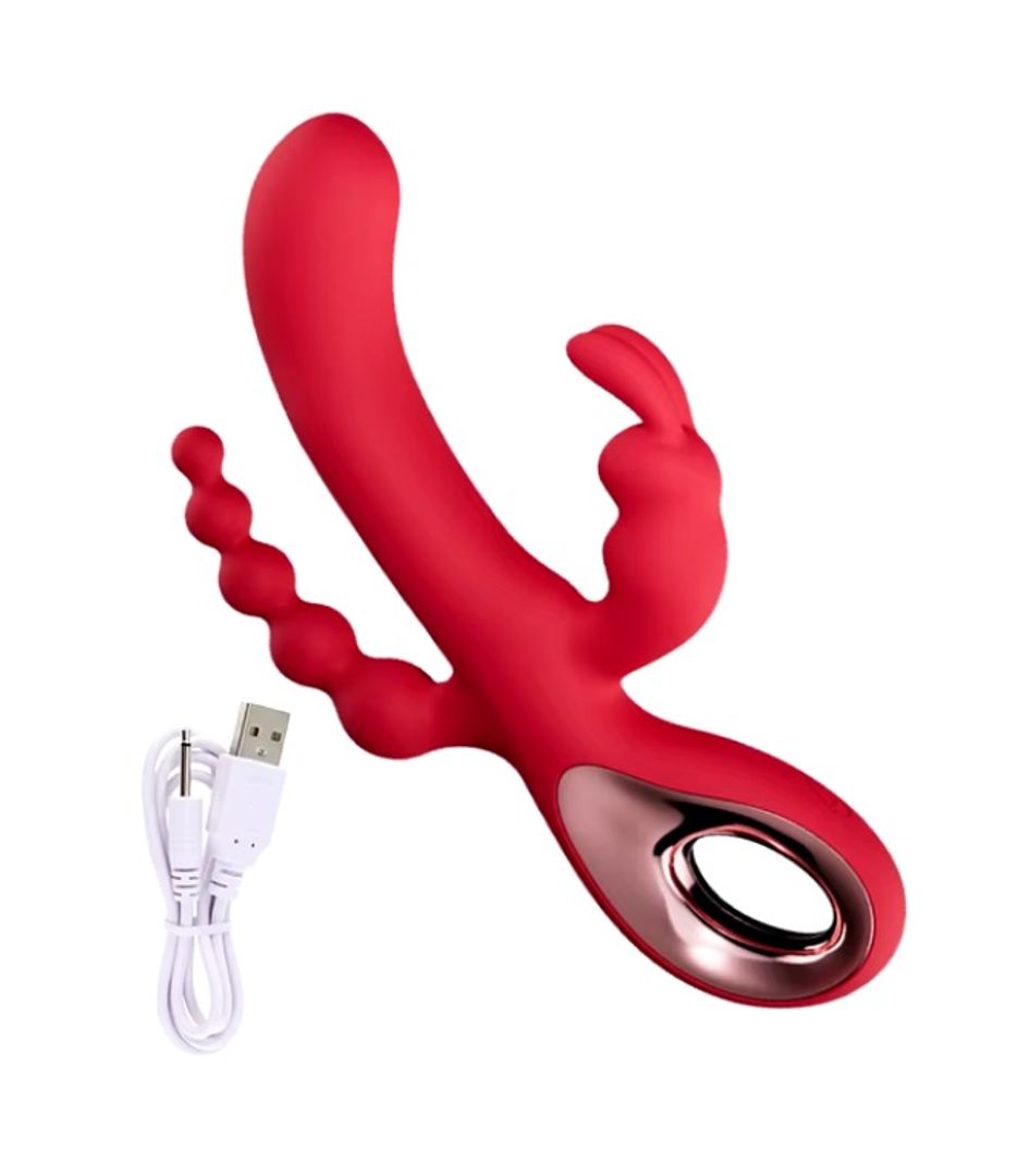 Vibrador rabbit Triple Estímulo Katuysha. 