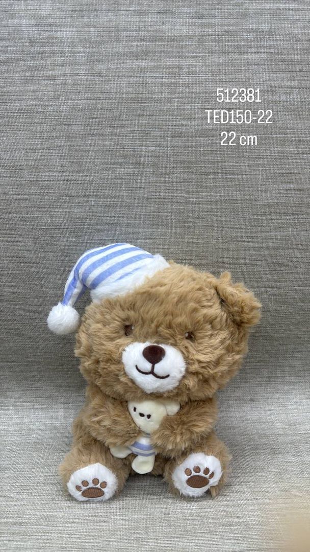 OSO CON PIYAMA 22 CM