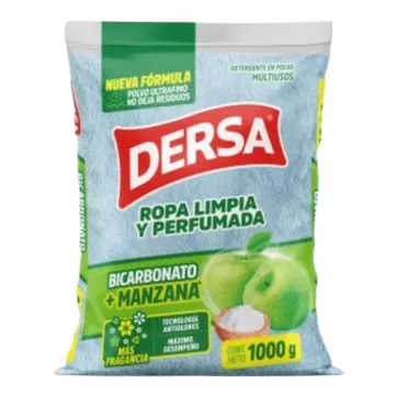 Imagen del producto  Z. DETERGENTE EN POLVO DERSA BICARBONATO Y MANZANA X 1 KILO