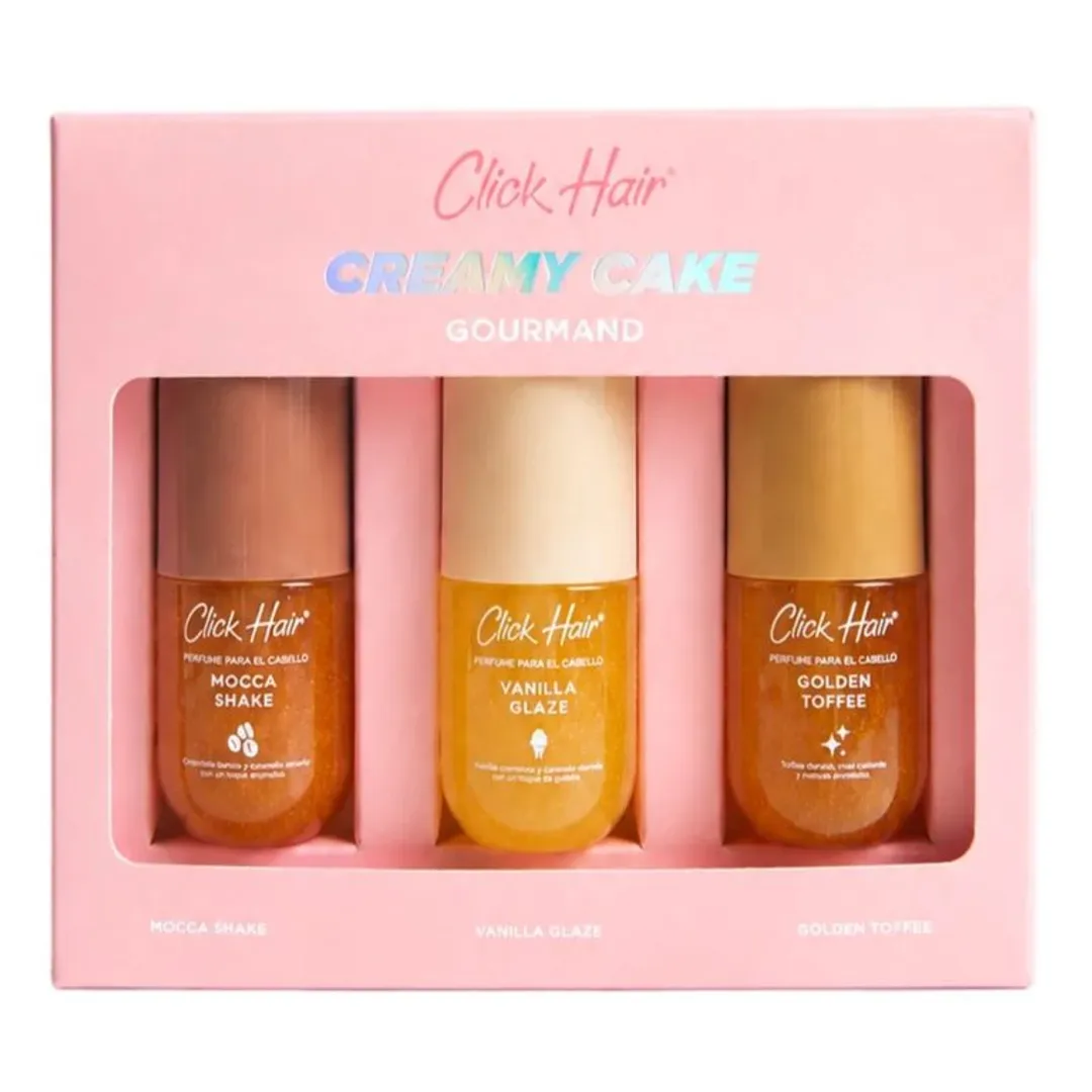 Kit Perfumes Para El Cabello Sweet Box Click Hair X3 32 Ml