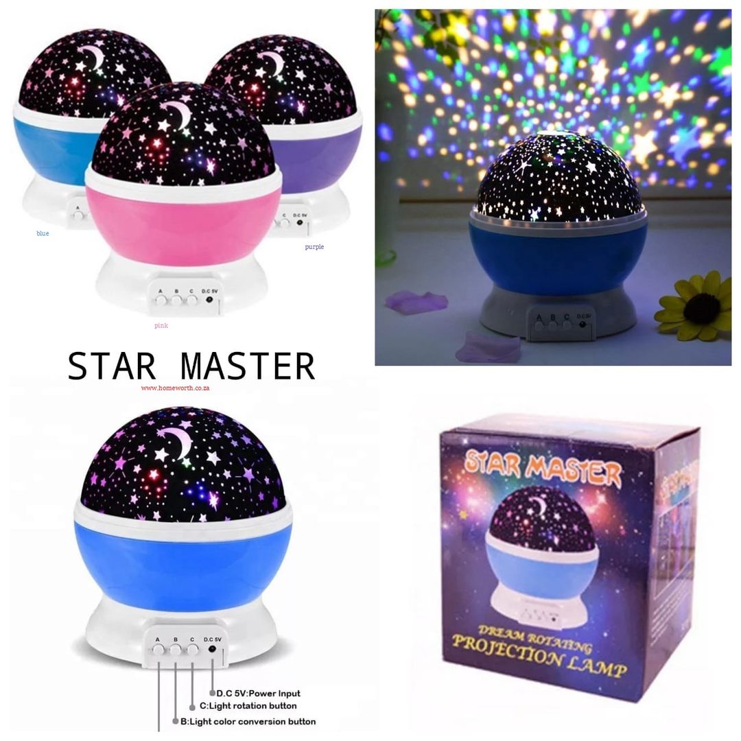 STAR MASTER ROTATING PROJECTION LAMP (CHILDREN’S NIGHT LIGHT)