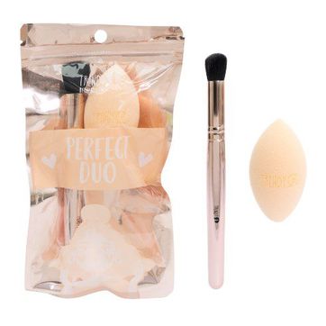 KIT PERFECT DUO BROCHA Y ESPONJA TRENDY - imagen 1