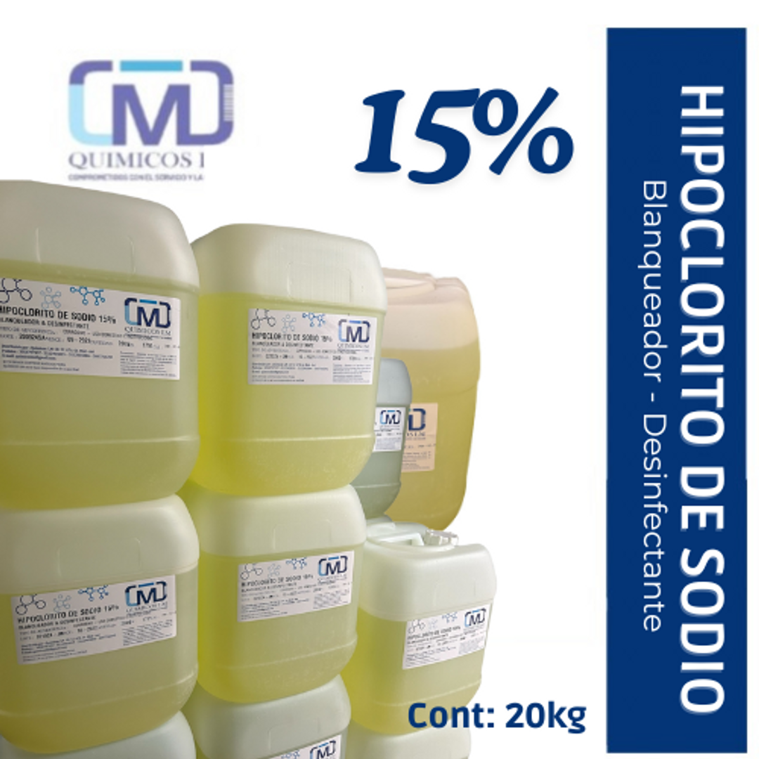 HIPOCLORITO DE SODIO SLN 15%