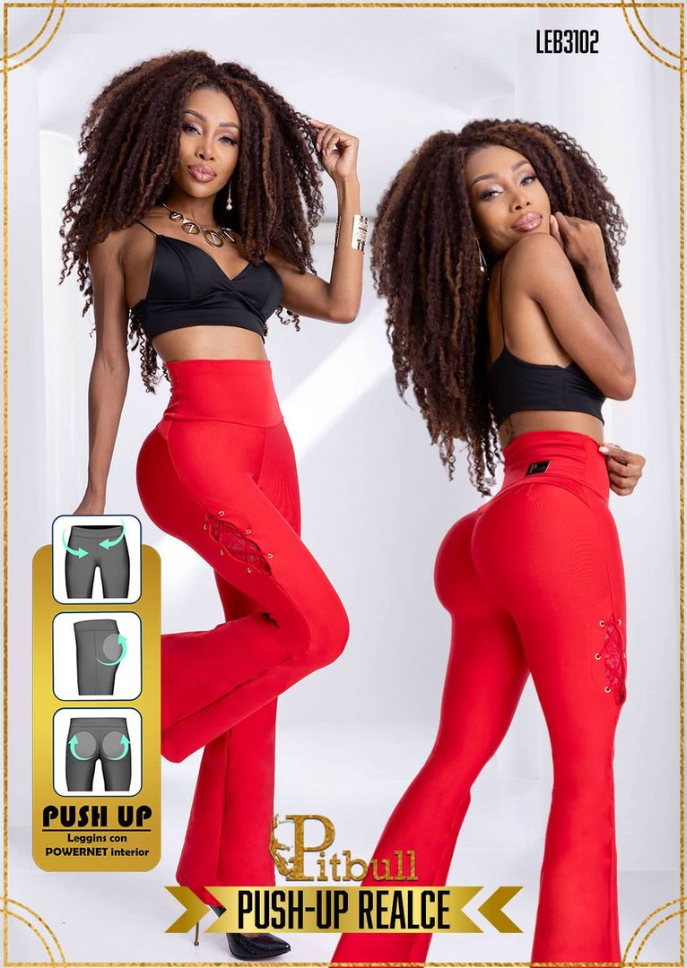 Leggins Levantacola Bota Campana Pitbull - LEB3102