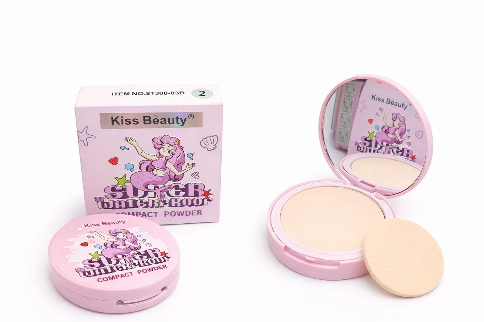 POLVO COMPACTO KISS BEAUTY