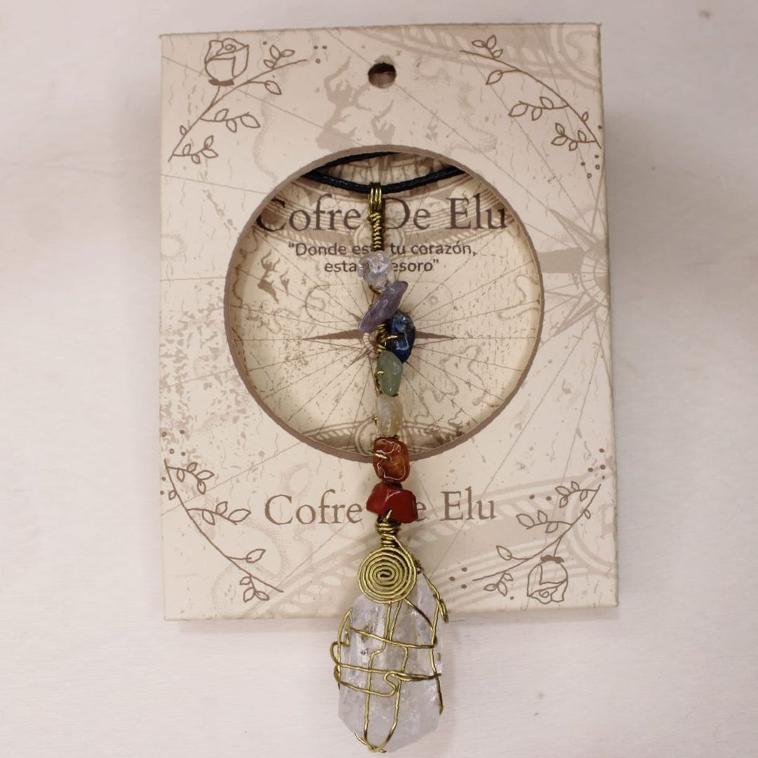Escoba Cristal y 7 chakras