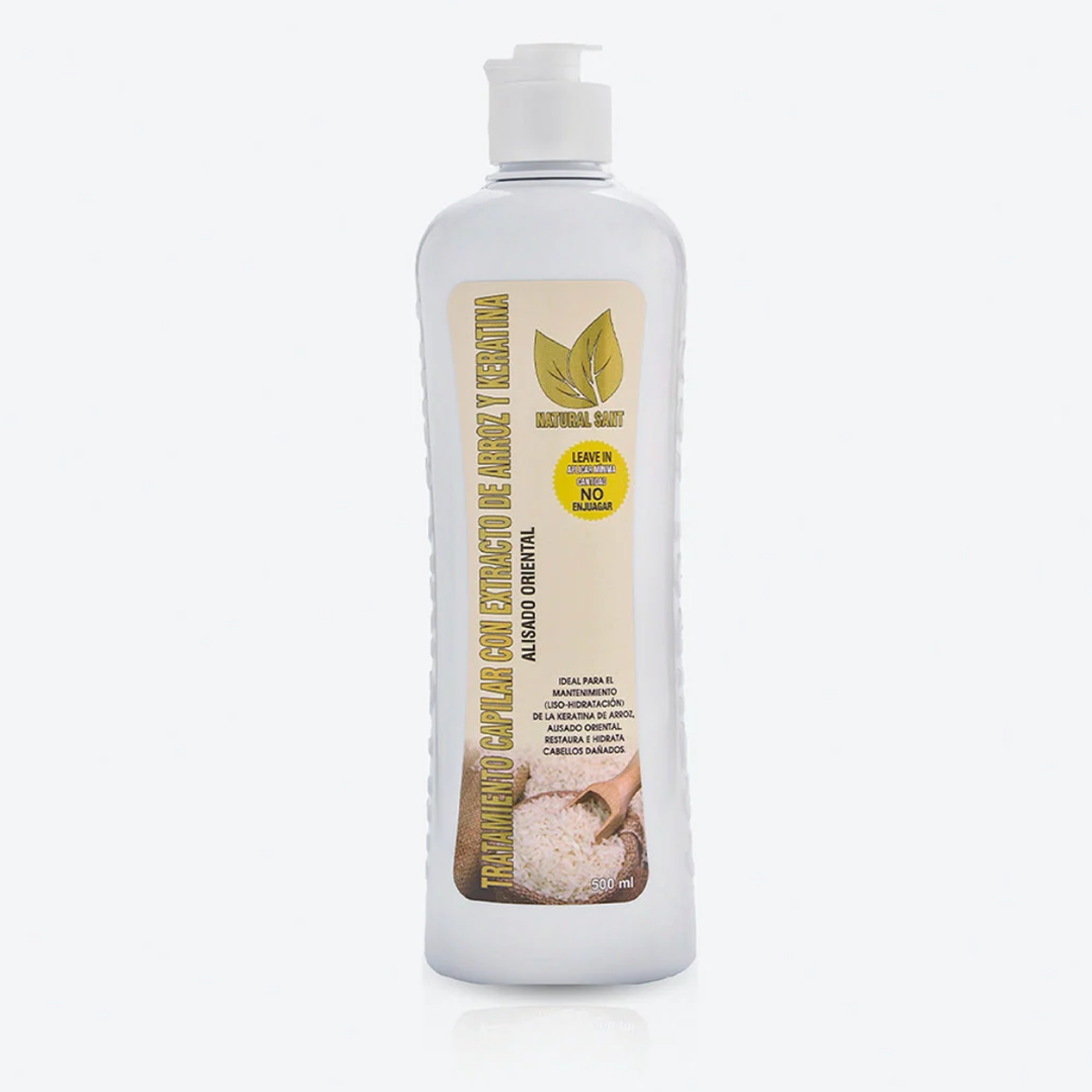 TRATAMIENTO CON EXTRACTO DE ARROZ Y KERATINA X 500ML