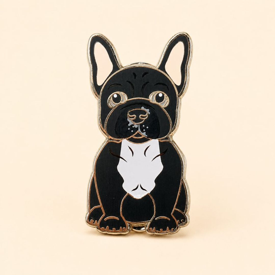 PIN BULLDOG FRANCES NEGRO