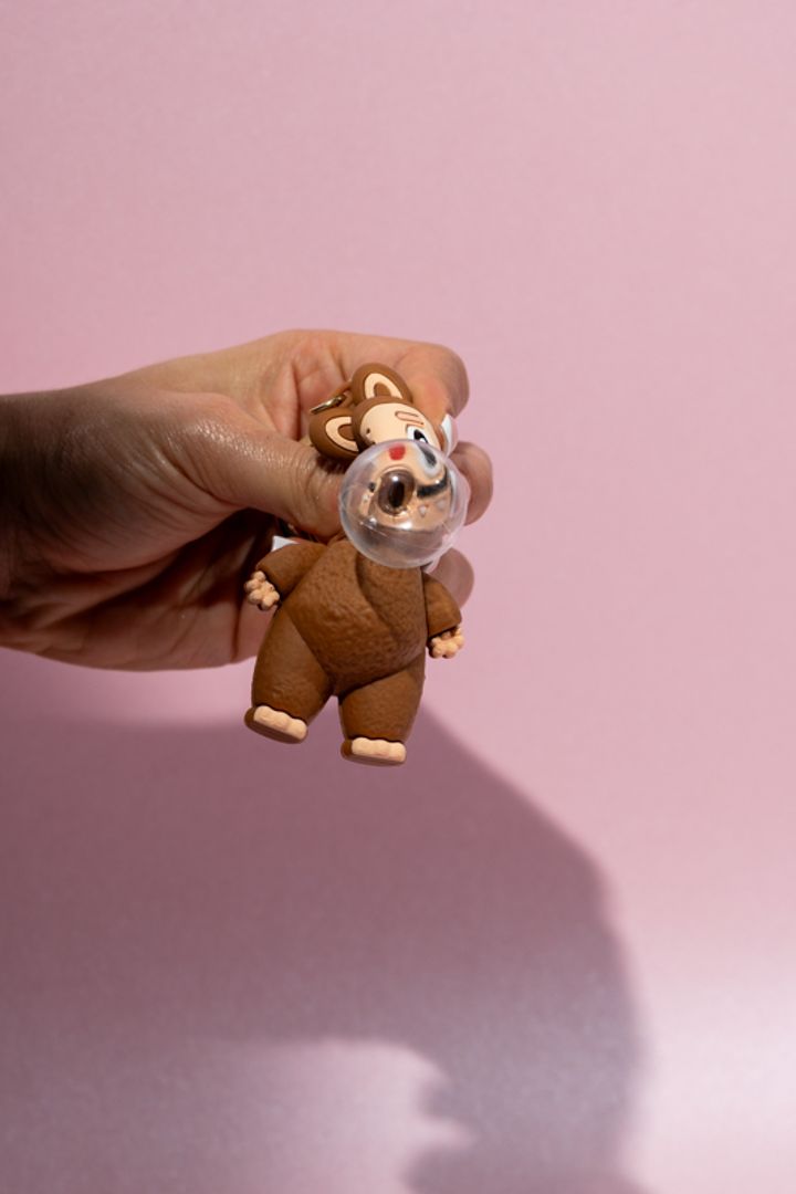 LLAVERO LABUBU BURBUJA