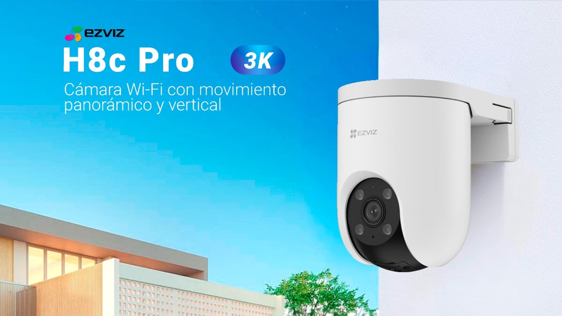 Camara EZVIZ H8C Pro 3K Exterior