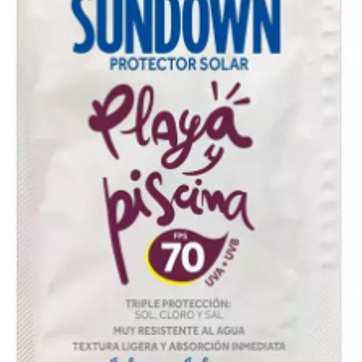 Imagen del producto Sundown Protector Solar Playa y Piscina 70 FPS Sobre 