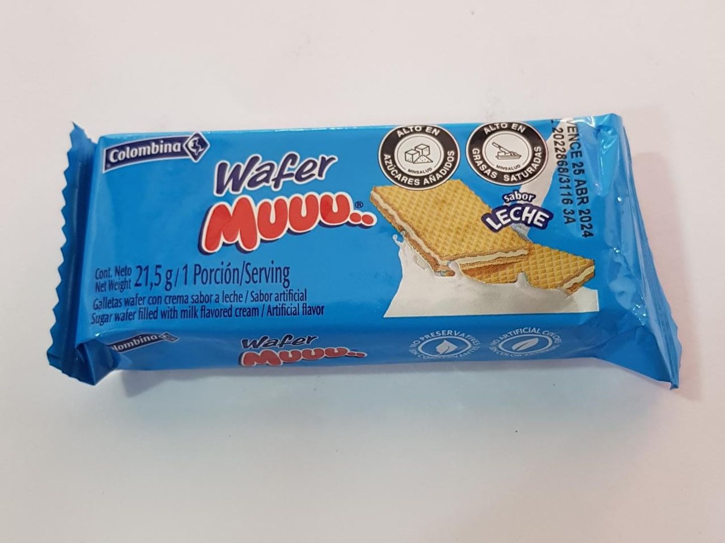 GALLETA WAFER MUU 21.5 GR