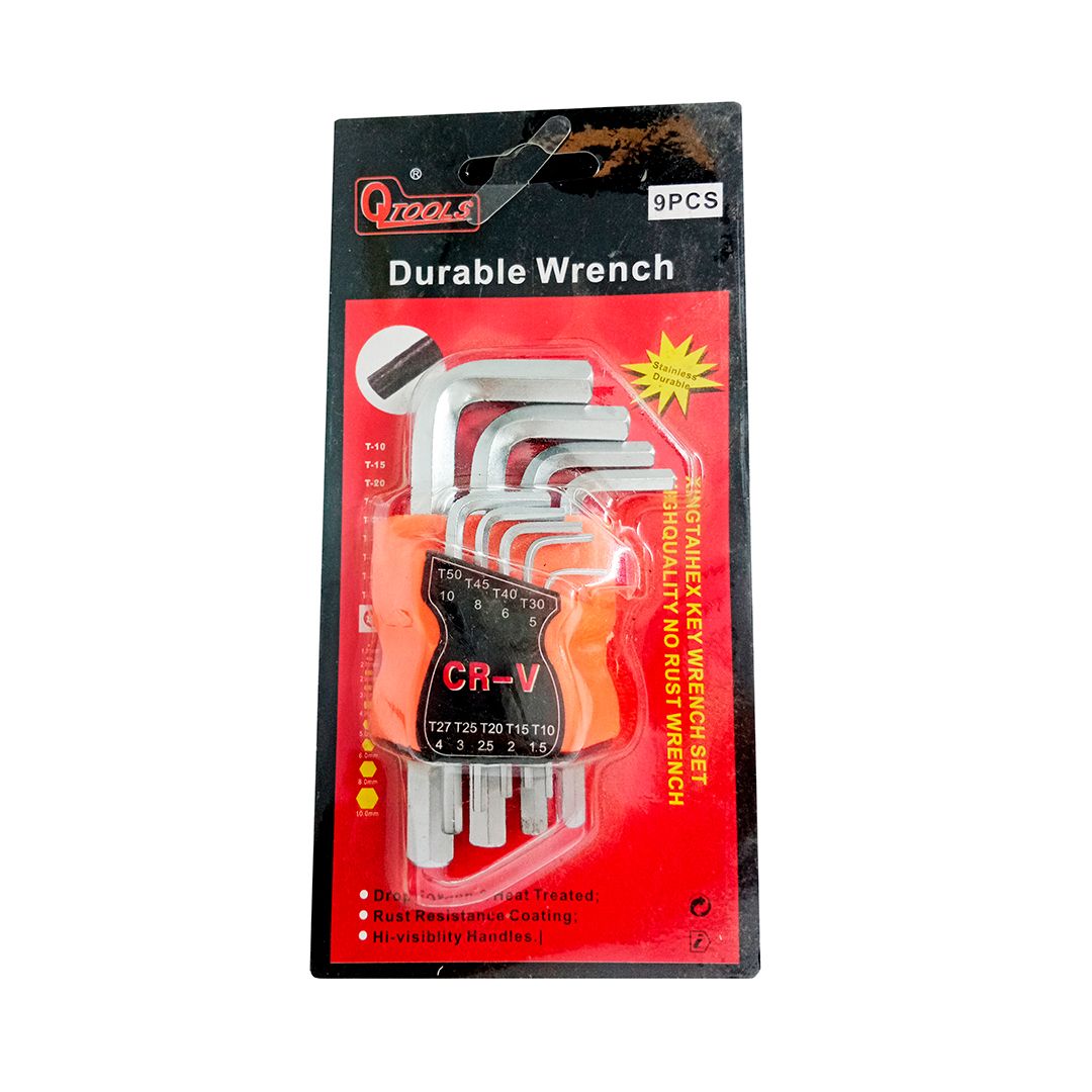 JUEGO DE LLAVE ALLEN x 9PCS CORTA SATINA