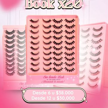 Imagen del producto BOOK X 20 PARES AL POR MAYOR