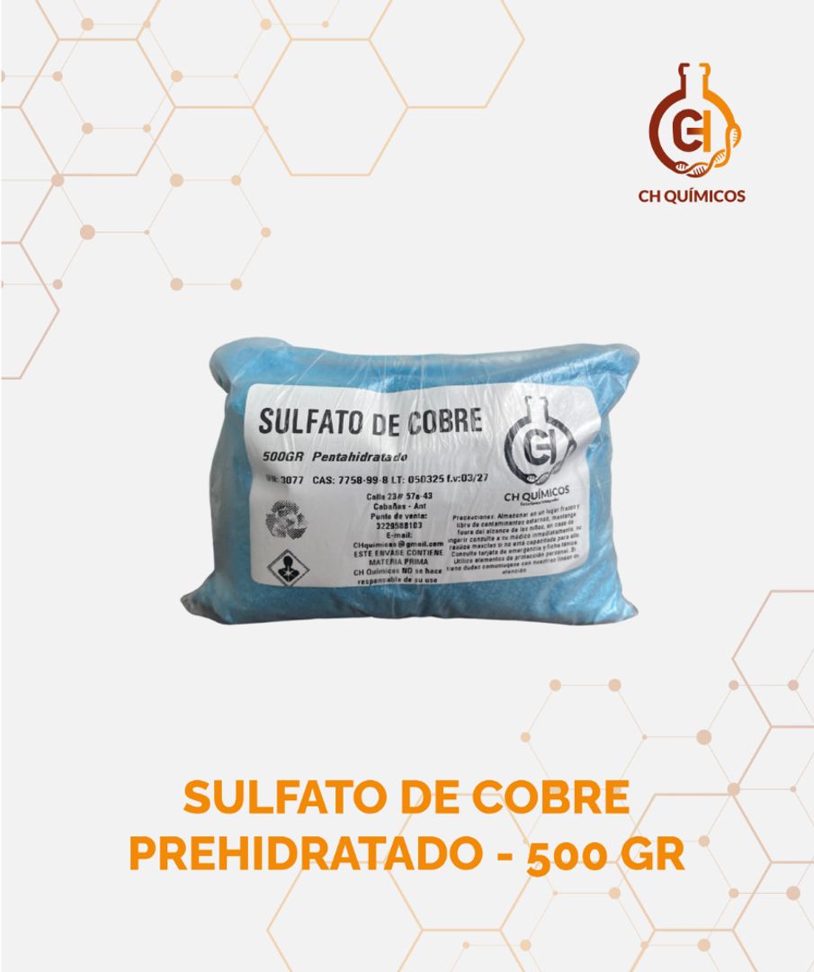 SULFATO DE COBRE PENTAHIDRATADO 1 LIBRA