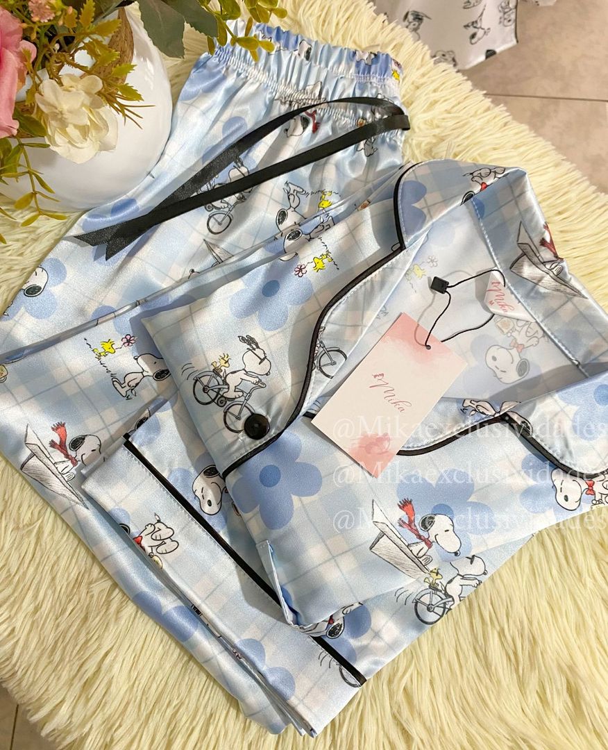 Set "Snoopy Floral" / Seda 