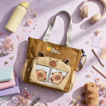 BOLSO CAPYBARA CON CARGADERAS - imagen 1