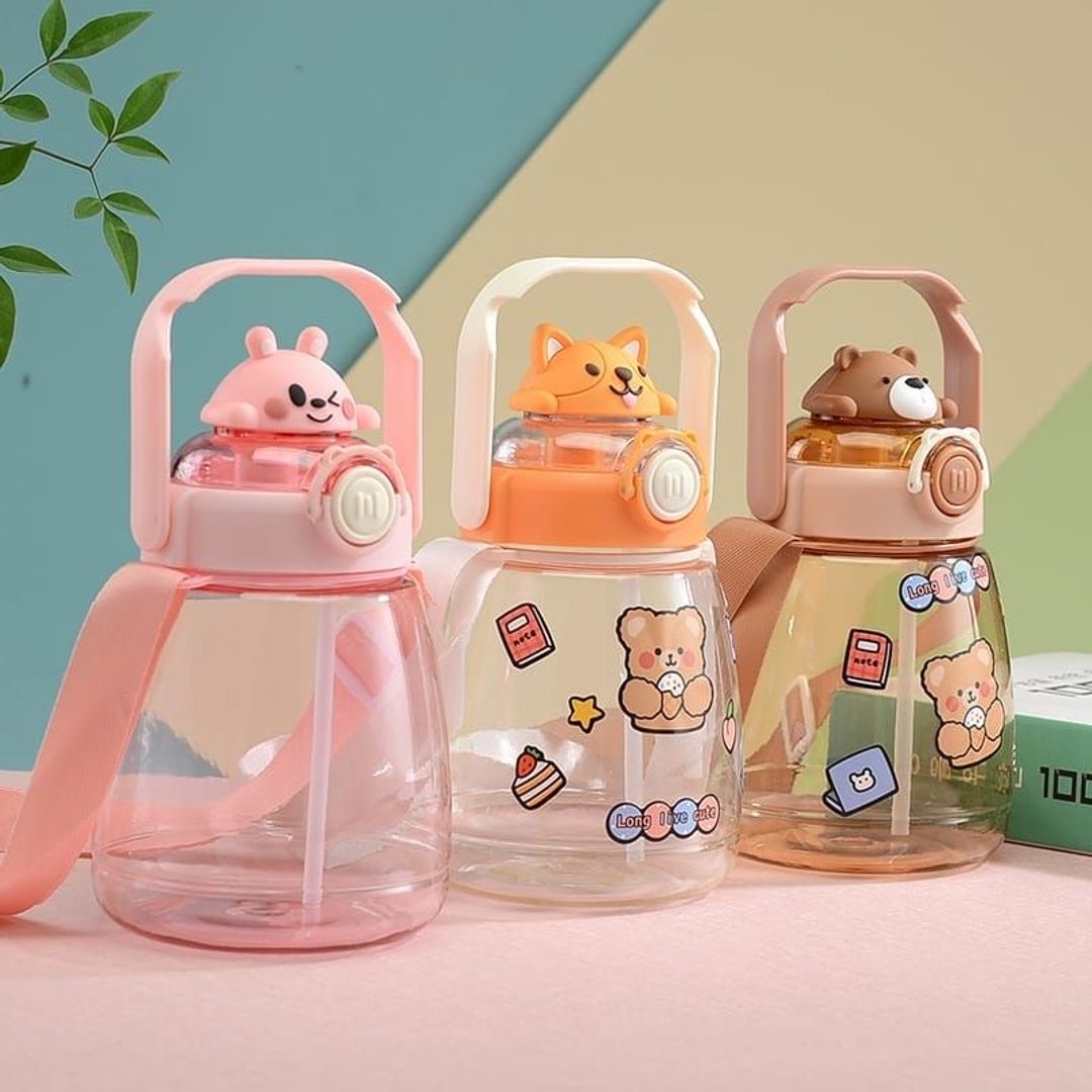 Vaso pitillo animalitos