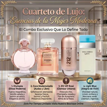 "Cuarteto de Lujo: Esencias de la Mujer Moderna". - imagen 1