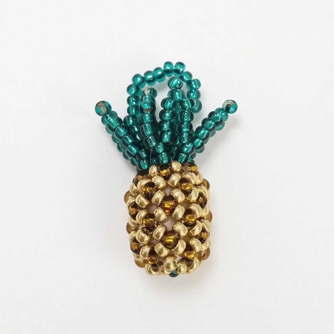 Charm Piña Rocalla 3D