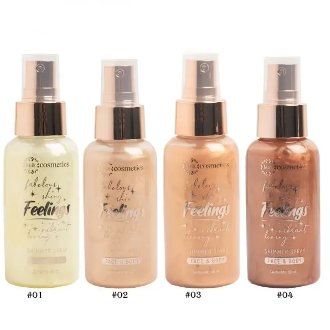 SHIMMER SPRAY MINI FEELINGS MIIS  COSMETICS