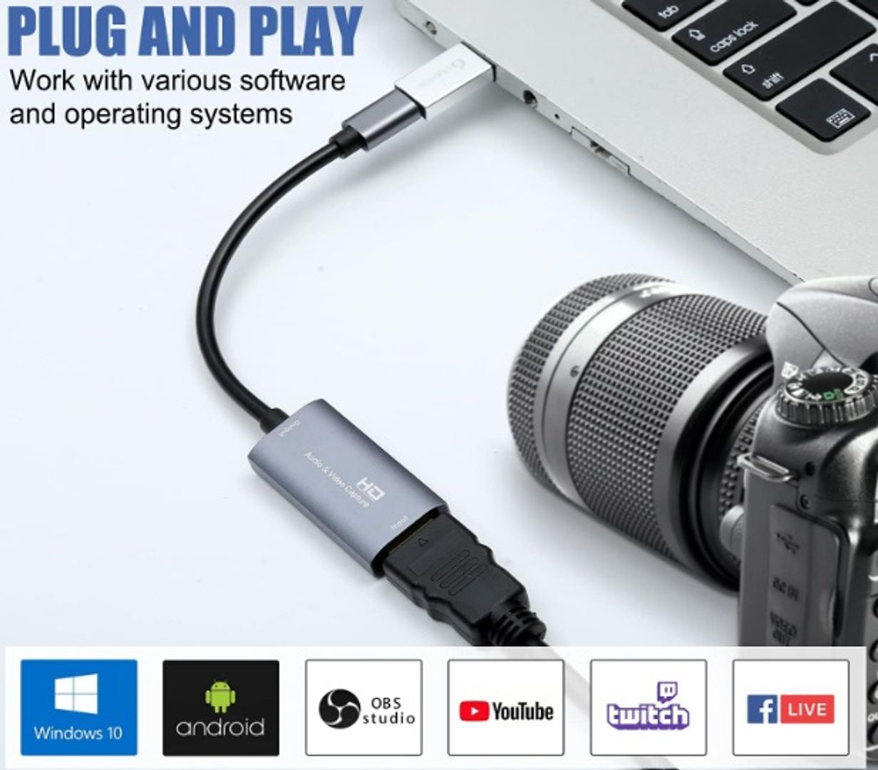 Capturadora de Video HDMI Tipo C