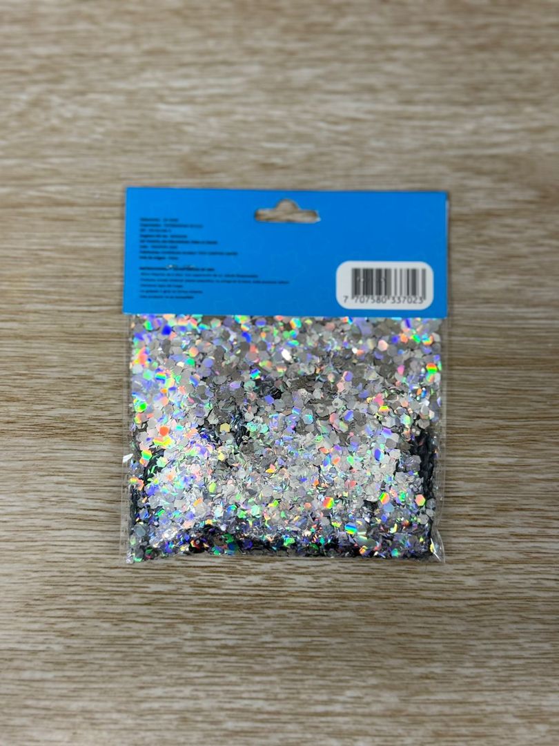 250 CONFETI PEPAS PLATEADAS