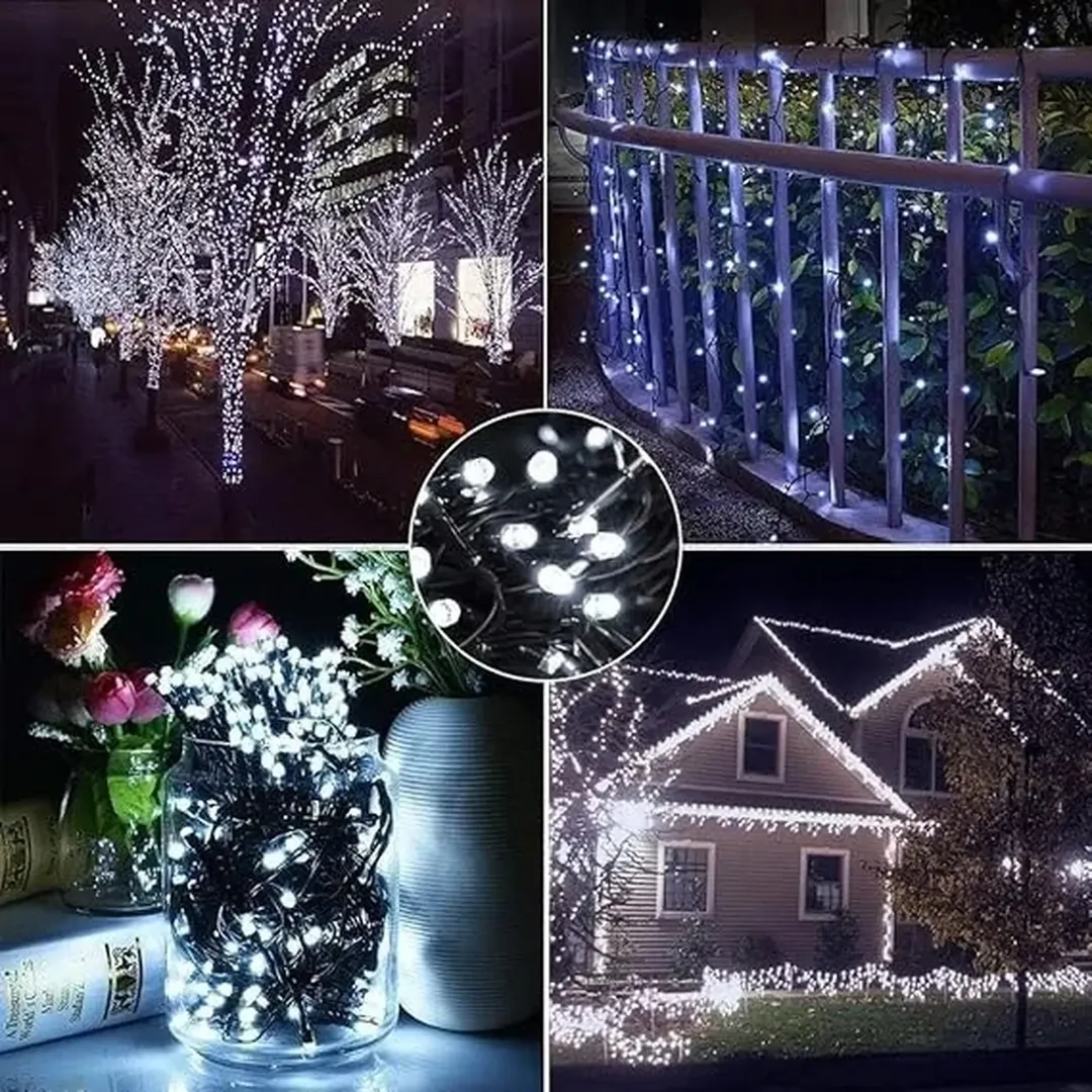 LUZ LED LINEAL NAVIDEÑA 300L 8 FUNCIONES CON CONTROLADOR 21M