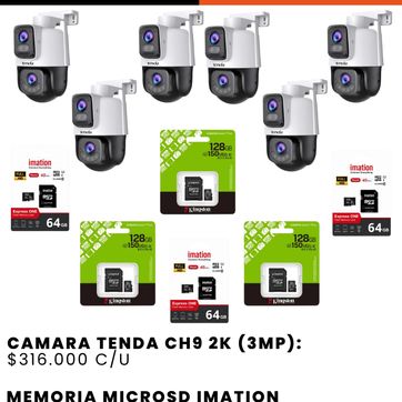 Imagen del producto KIT WIFI TENDA DOBLE LENTE X6 EXTERIOR