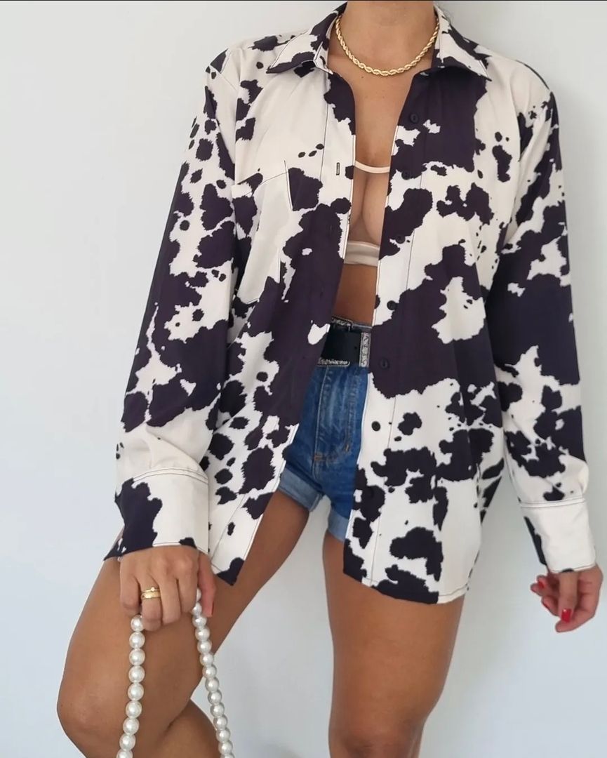 BLUSA COW PRINT