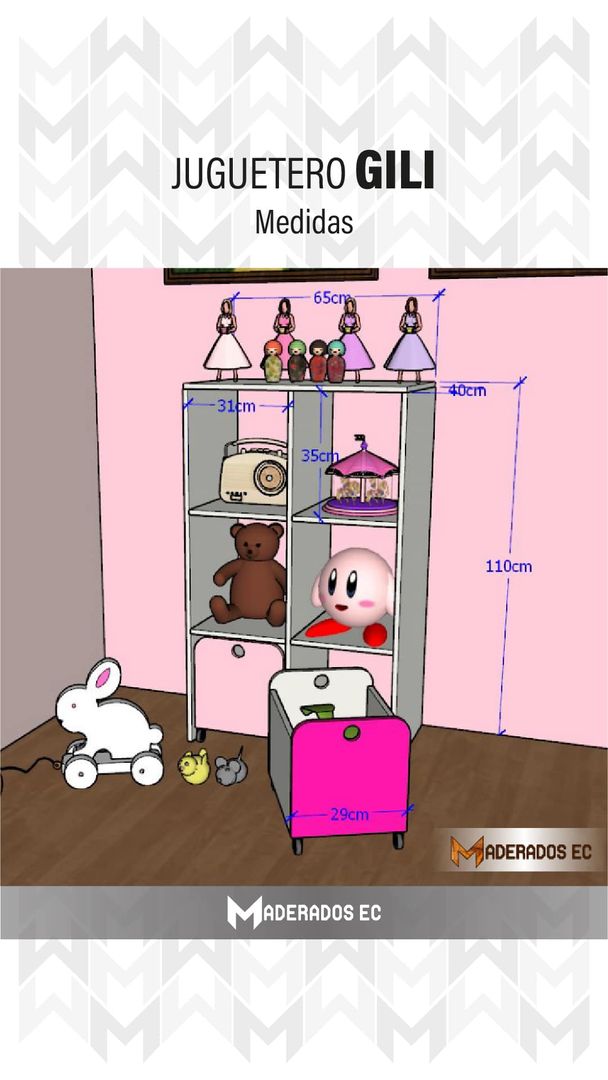 Juguetero - modelo Gili