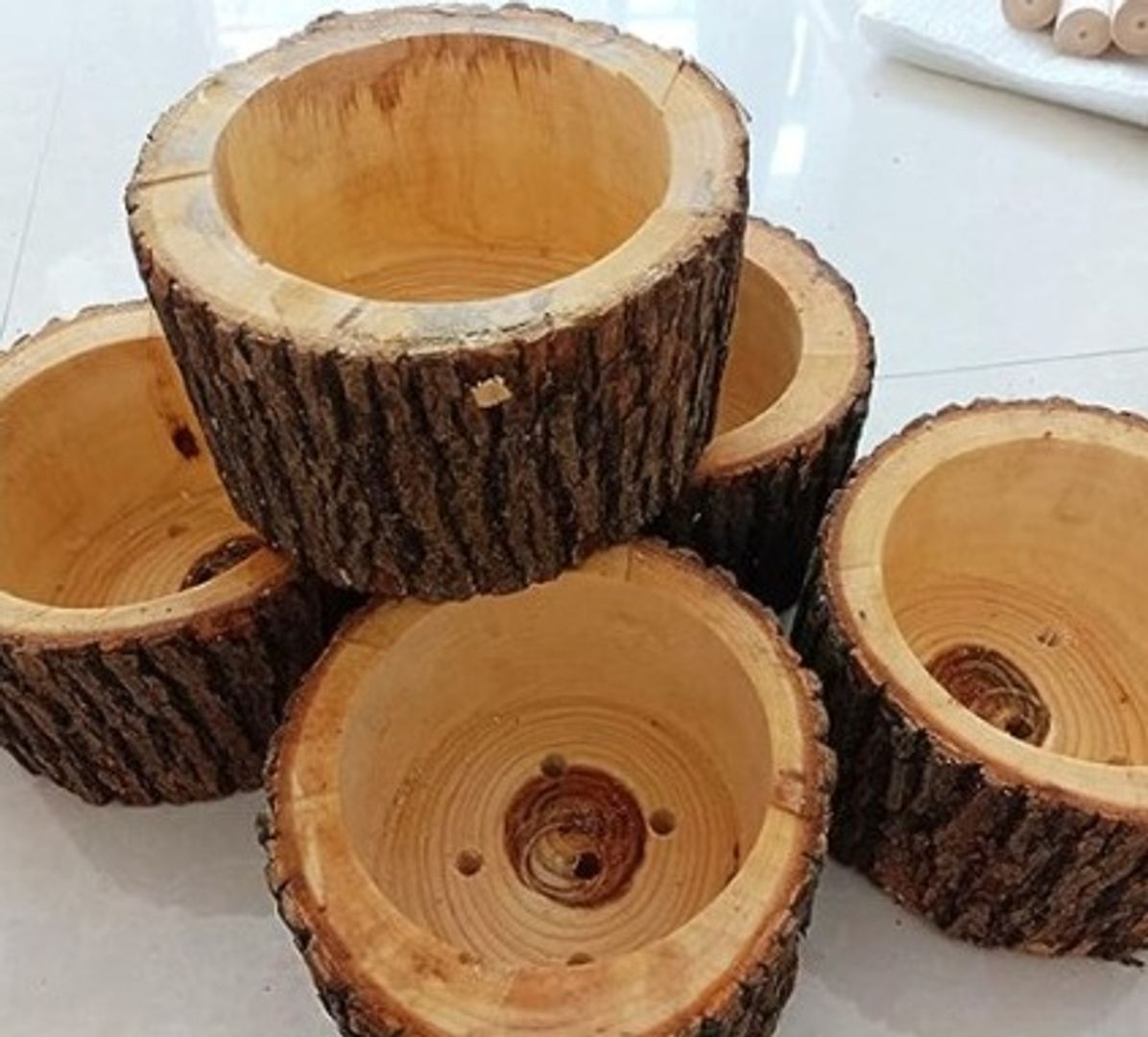 TRONCO x4 und DE MADERA HUECO X4