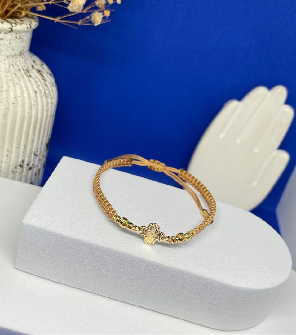 Pulsera van cleef diamantada mini balin italy 3mm y 4mm