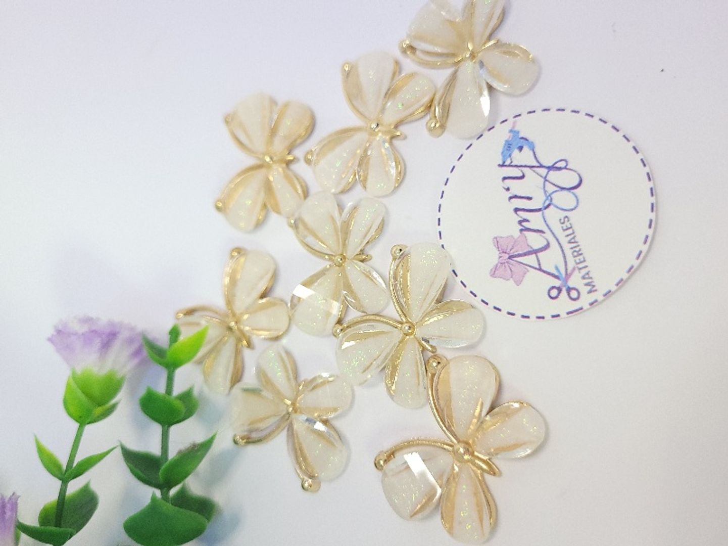 Resina Blanca 3x2cm Unid.