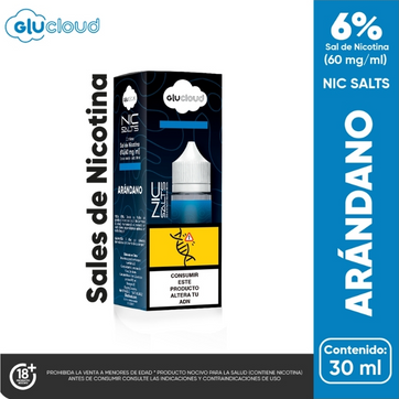 Imagen del producto Glucloud E-liquid Esencia Arandano 5% Nicotina