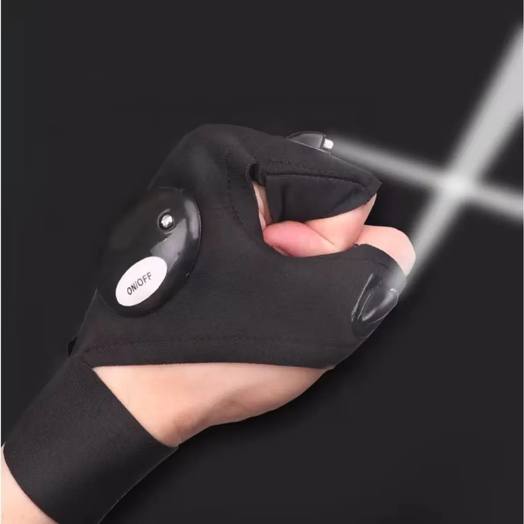 GUANTES CON LUCES LED