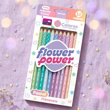 COLORES PASTELES PRIMAVERA X12 - imagen 1
